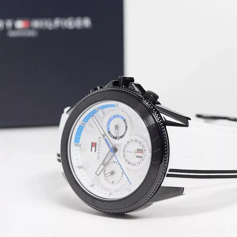 Tommy Hilfiger Aiden Multifunction White Men’s Watch- 1791862